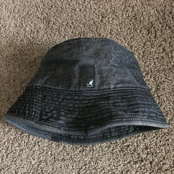 kangol denim bucket hat